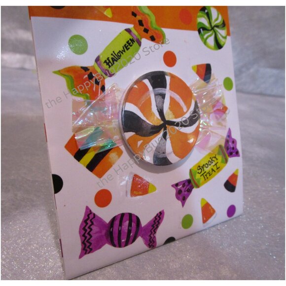 Papyrus Mini Treat Bags-favor - Halloween 3-D CANDY *BUNDLE OF 3 PACKS* SEALED - Picture 3 of 7